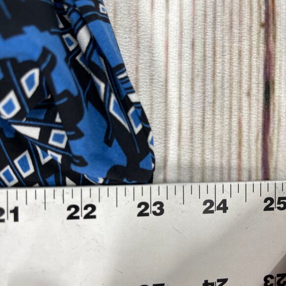 JM Collection Women Tunic Top XL Blue Boho Colorful All Over Print Office Casual - Picture 7 of 7